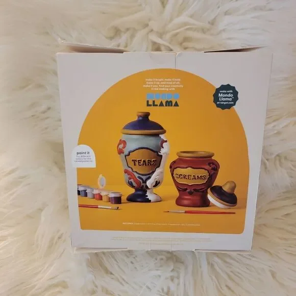 🆕️🫙Craft Ceramic Apothecary Jars Painting Kit from Mondo Llama - Picture 6 of 6